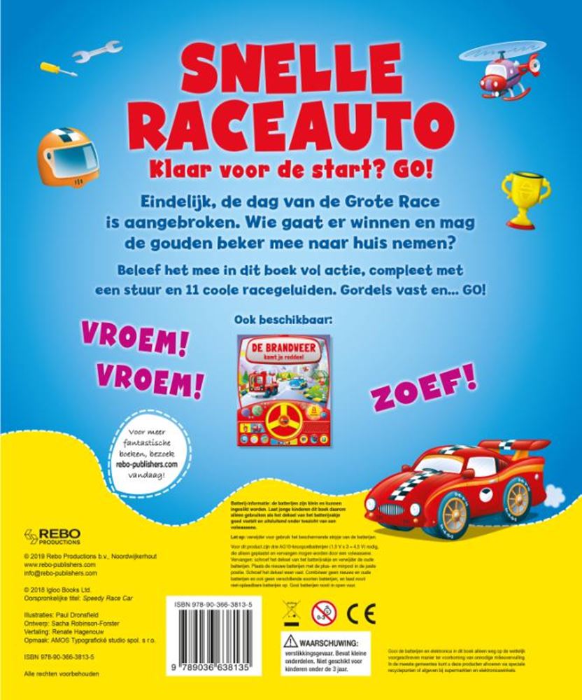 Soundbuch schnelles Rennwagen