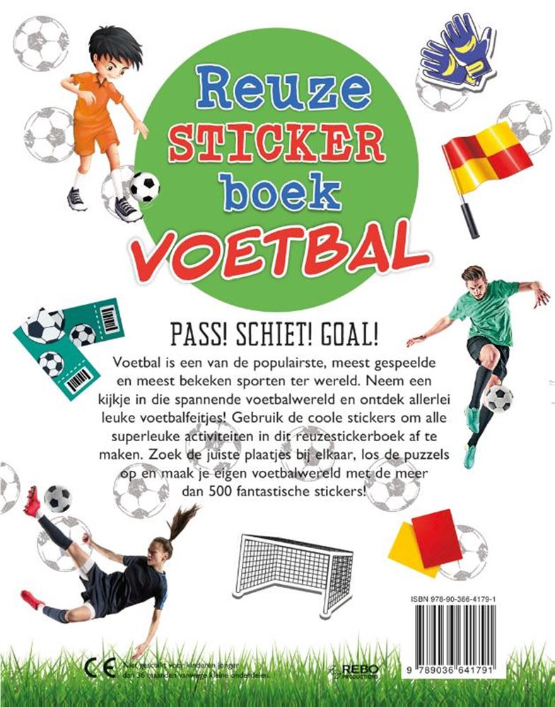 REUZESTICKERBOEK VOETBAL REUZESTICKERBOEK REBO