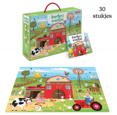 Rebo Publishers Book und Puzzle Farm Friends