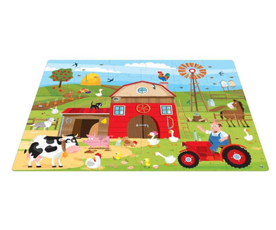 Rebo Publishers Book und Puzzle Farm Friends