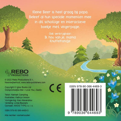 Rebo Publishers Ich liebe dich, Papa Finger Pop Book
