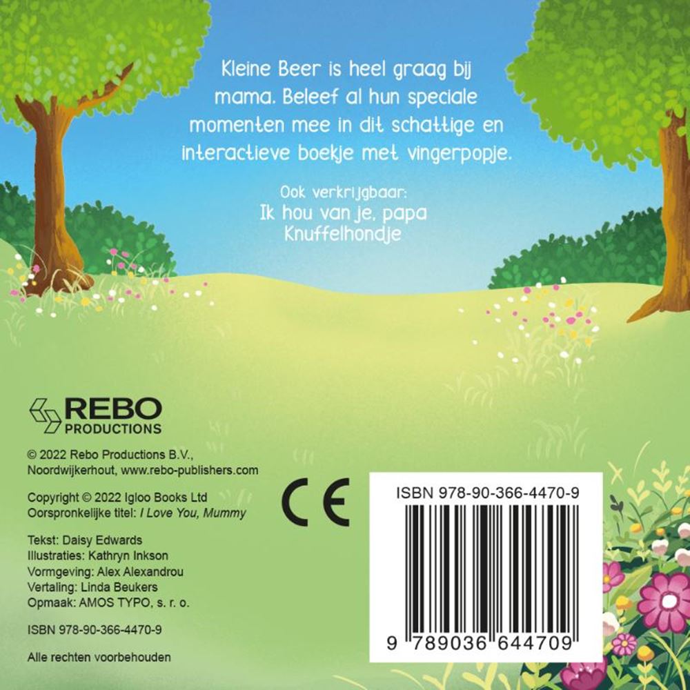 Rebo Publishers Ich liebe dich, Mama Fingerpebook