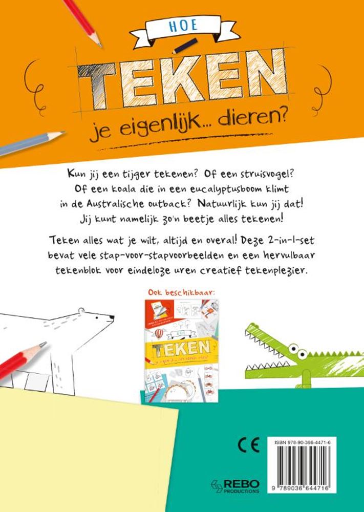 Rebo Publishers Wie zeichnen Sie tatsächlich ... Tiere?