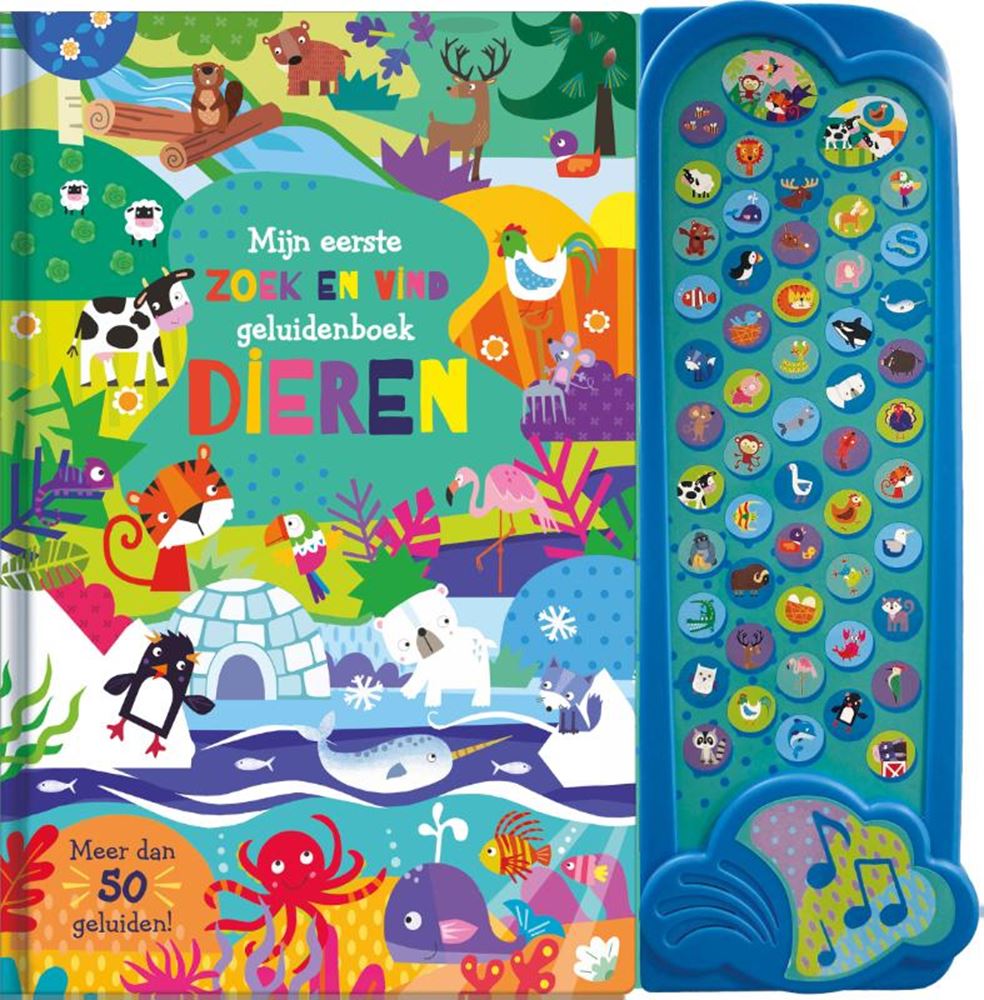 Rebo -Publishers Sound Book Animals - Suche und finden