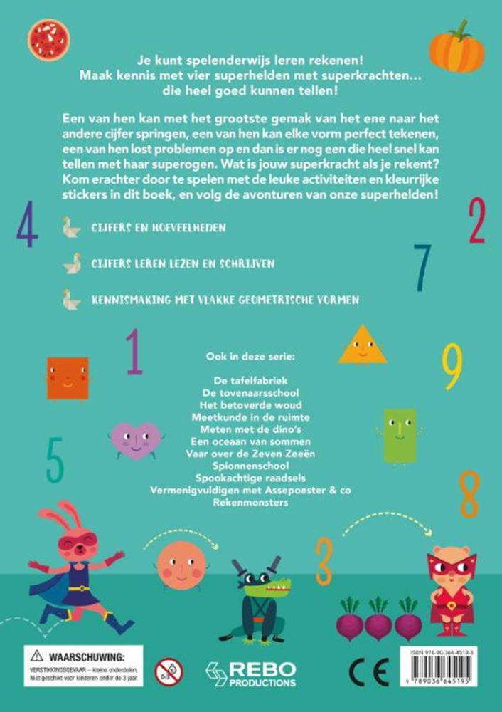 Super Zahlen und coole Formen – werde ein w
