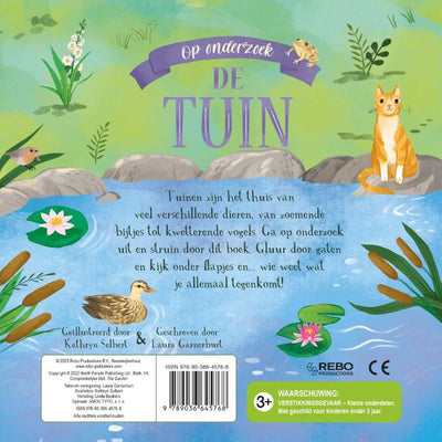Rebo veröffentlicht den Garten – recherchierendes Klappenbuch