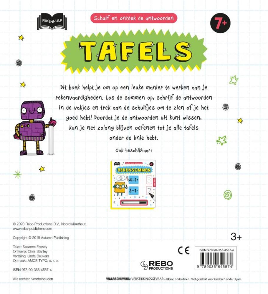 REBO Publishers Tabellenberechnungshilfen neu