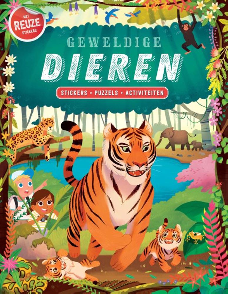 Rebo Publishers großartige Tieraufkleber neu