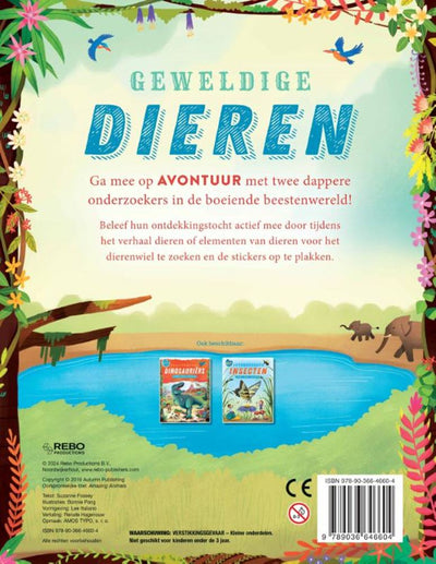 Rebo Publishers großartige Tieraufkleber neu