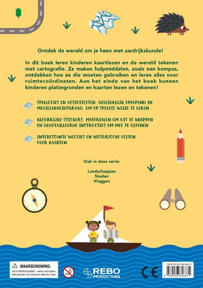 Verrückt über die Weltkarten -Aktivitätsbuch