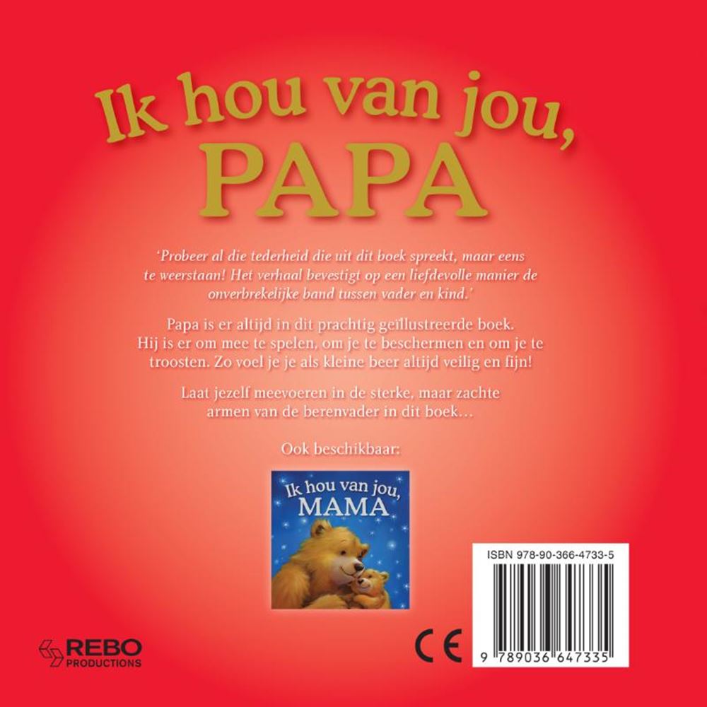 Rebo Publishers Ich liebe dich, Papa Carton Book