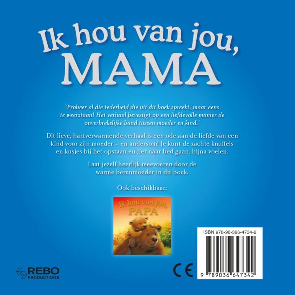 Rebo Publishers Ich liebe dich, Mama Cardboard Book