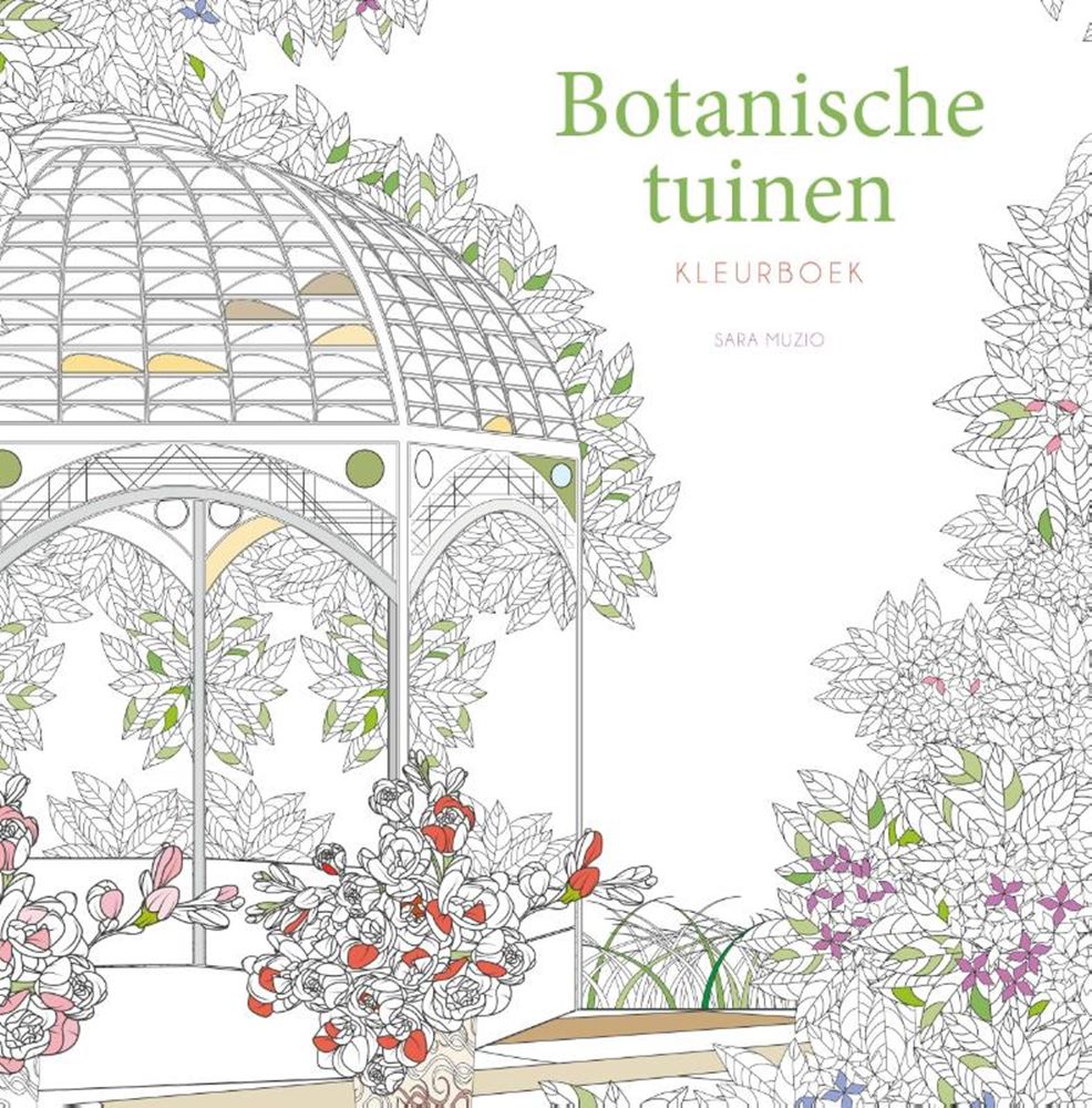 Malbuch: Botanische Gärten für Erwachsene
