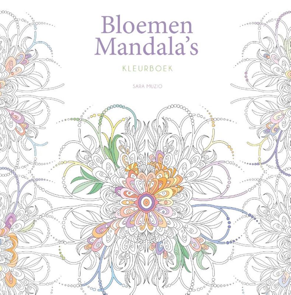 Malbuch: Blumenmandalas für Erwachsene