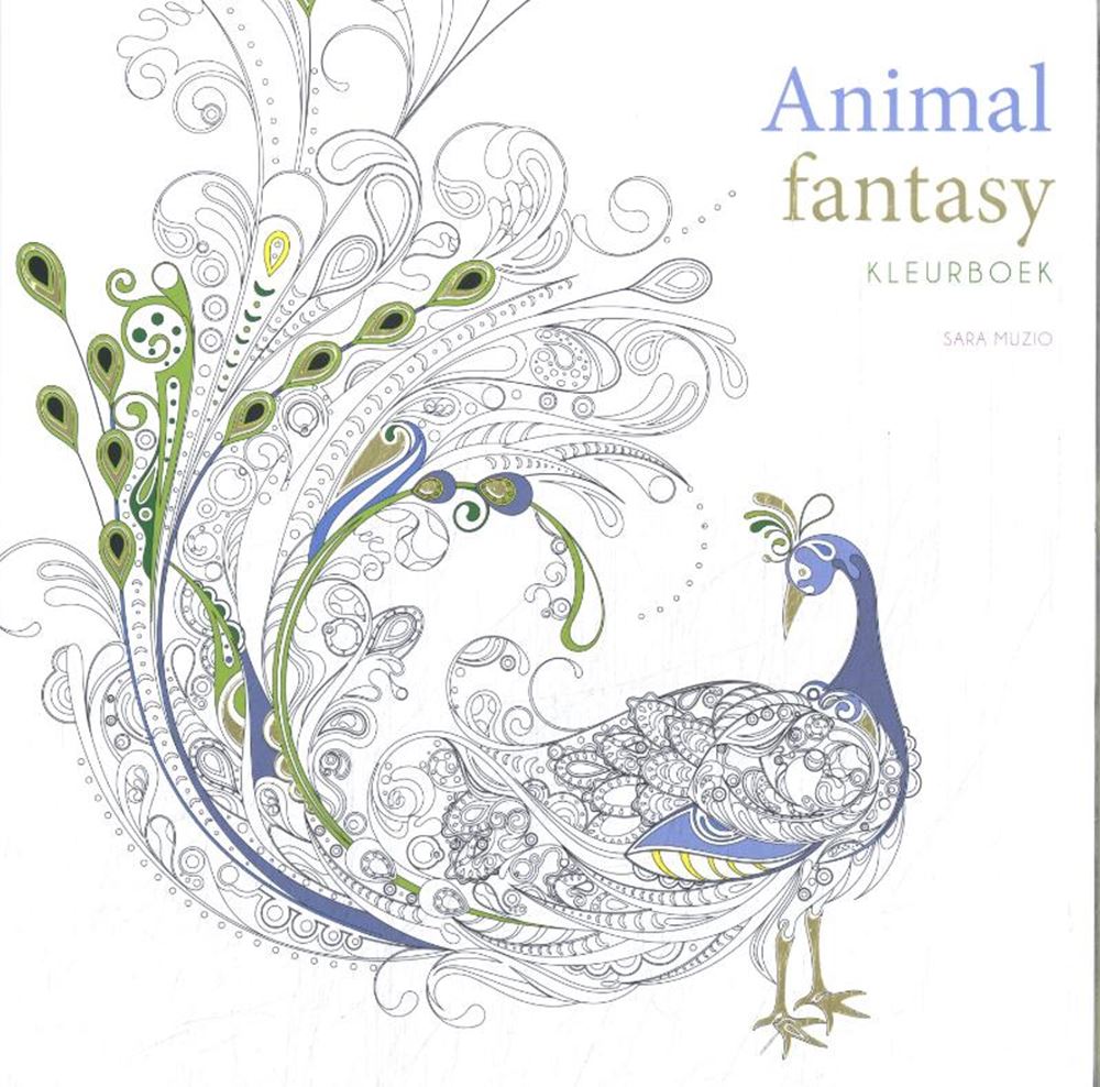 Malbuch: Tierfantasie für Erwachsene