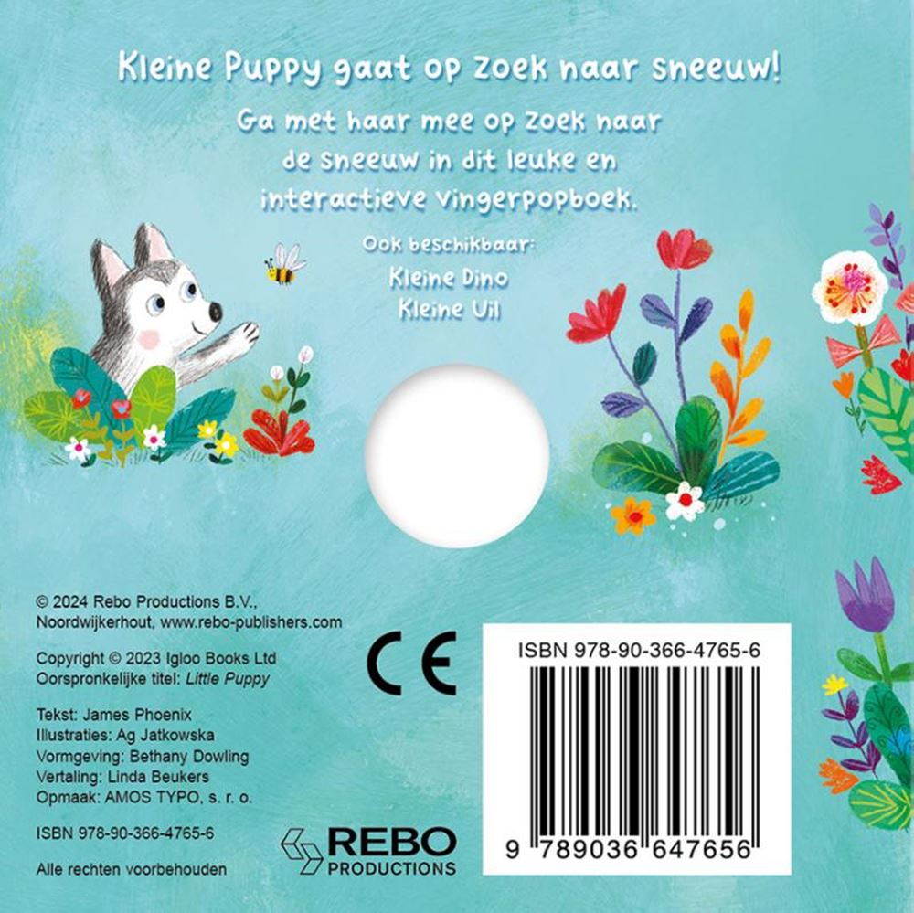 Rebo Publishers Little Puppy – Fingerpuppenbuch