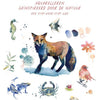 Malbuch: wildes Aquarell für Erwachsene