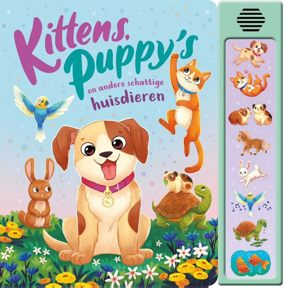 Rebo Publishers Kätzchen, Welpen und andere süße Haustiere – 8 Geräusche