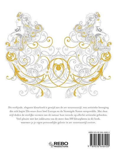 Jugendstil-Malbuch des Rebo-Verlags