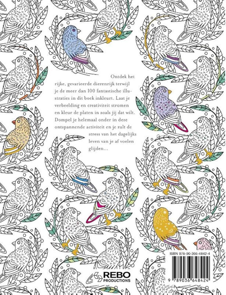 Tierwunder des Rebo-Verlags – Malbuch