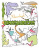 Malbuch: Dinosaurier. 3+