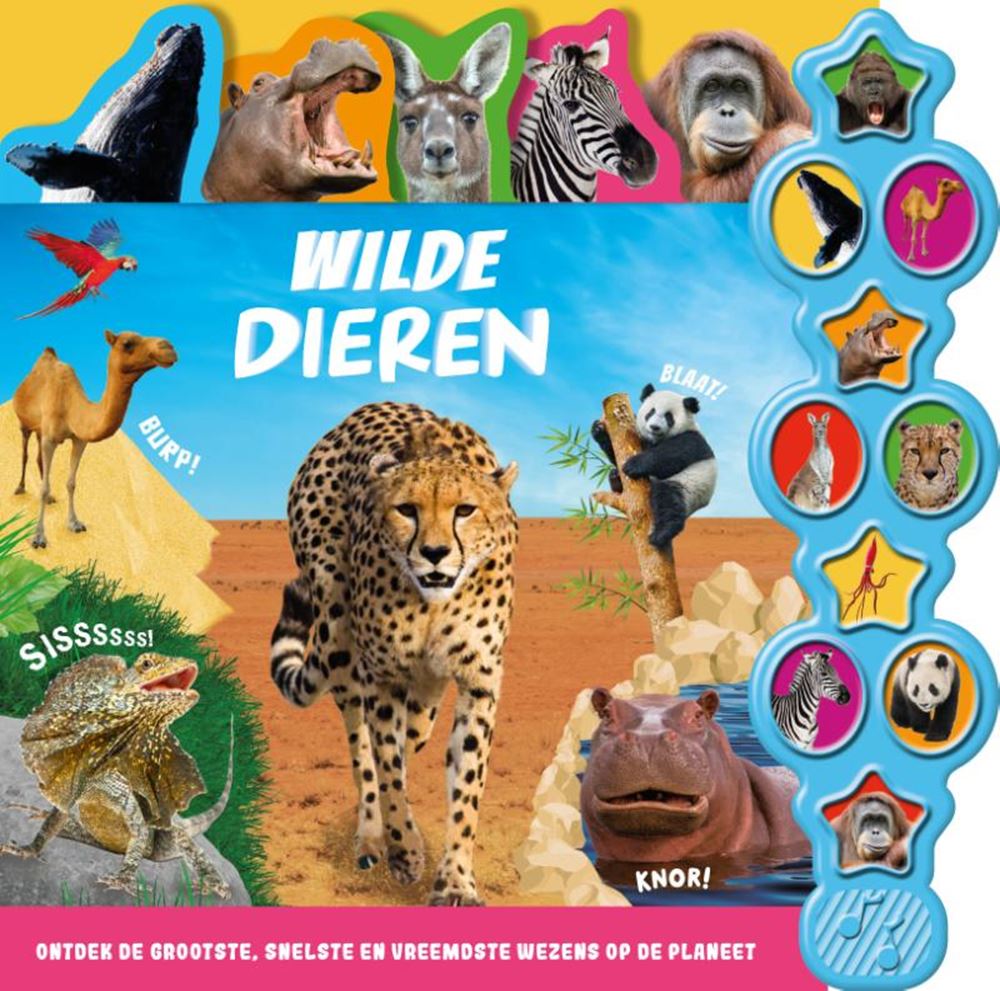 Wilde Tiere – 10 Geräusche Buch 3+