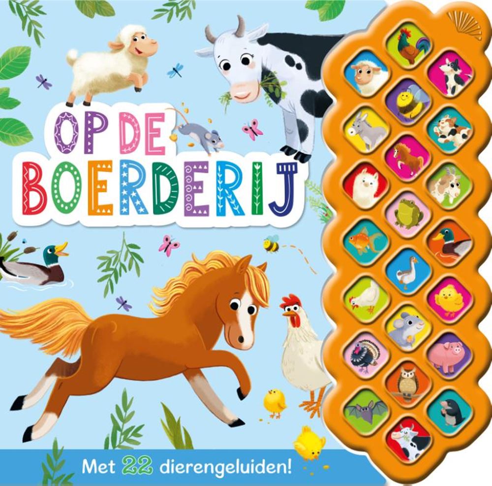 Auf dem Bauernhof - 22 Sounds Buch 4+