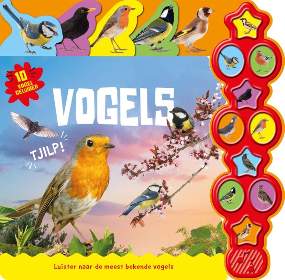 Vögel – 10 Geräusche Buch 0+