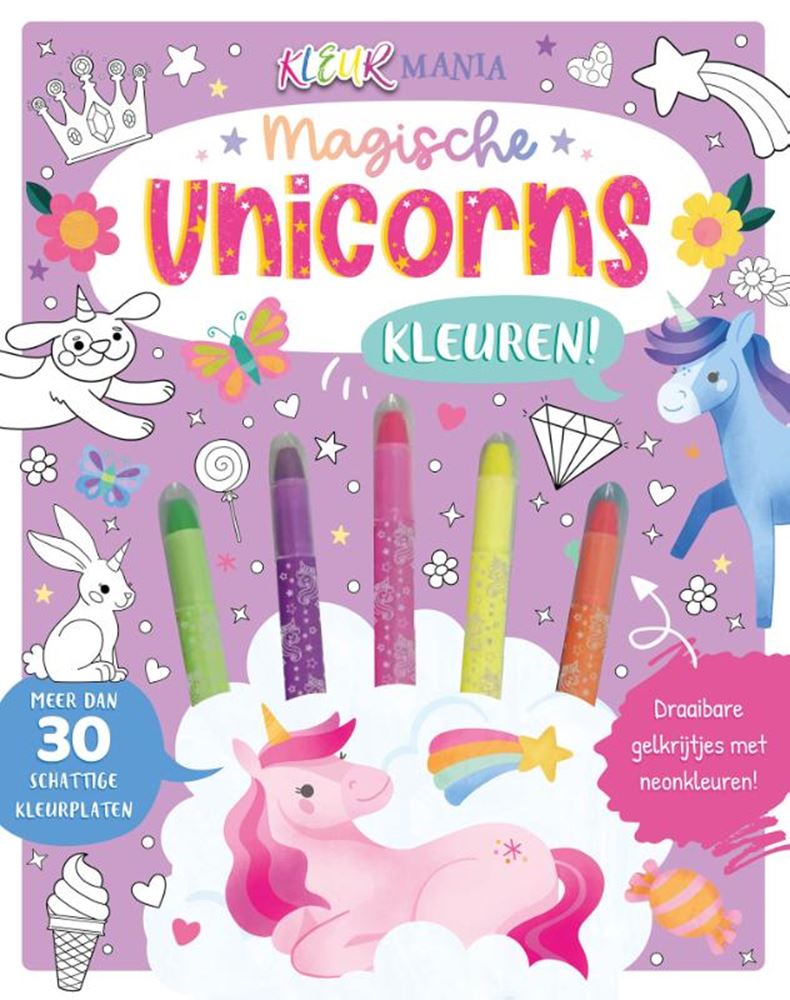 Färbe magische Einhörner! - Farbmanie