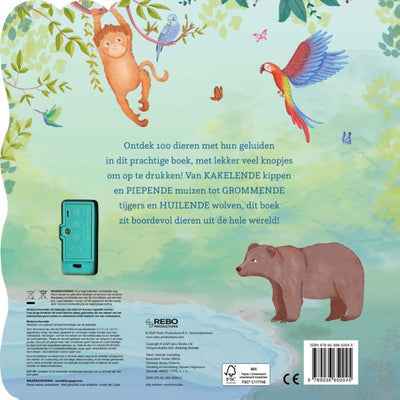 Rebo-Verlag: Klangatlas Tiere – Buch mit 100 Geräuschen