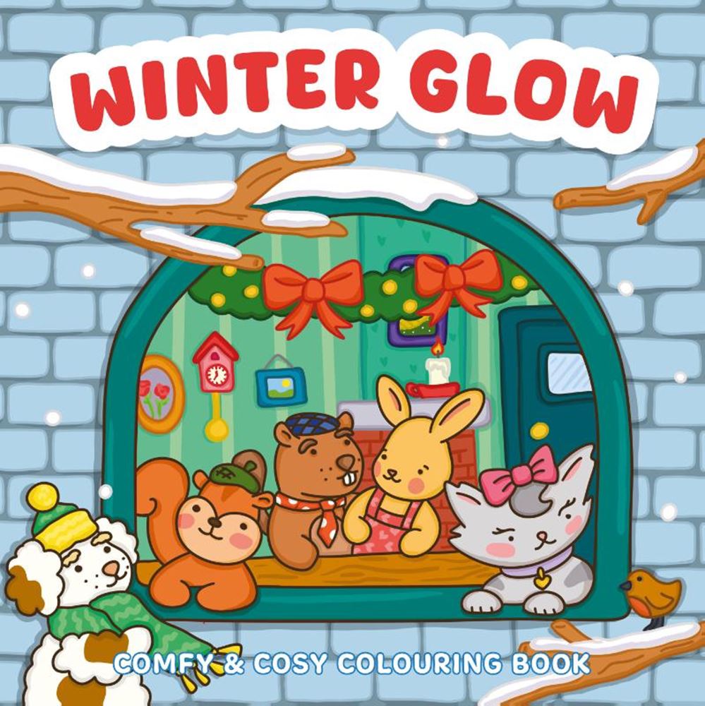 Rebo Publishers Winter Glow – gemütliches, gemütliches Malbuch