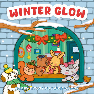 Rebo Publishers Winter Glow – gemütliches, gemütliches Malbuch