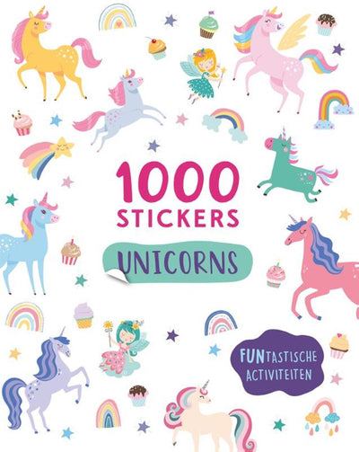 Rebo Publishers Aktivitätsbuch Einhörner – 1000 Aufkleber