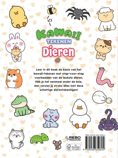 Rebo-Verleger Kawaii-Zeichnung – Tiere
