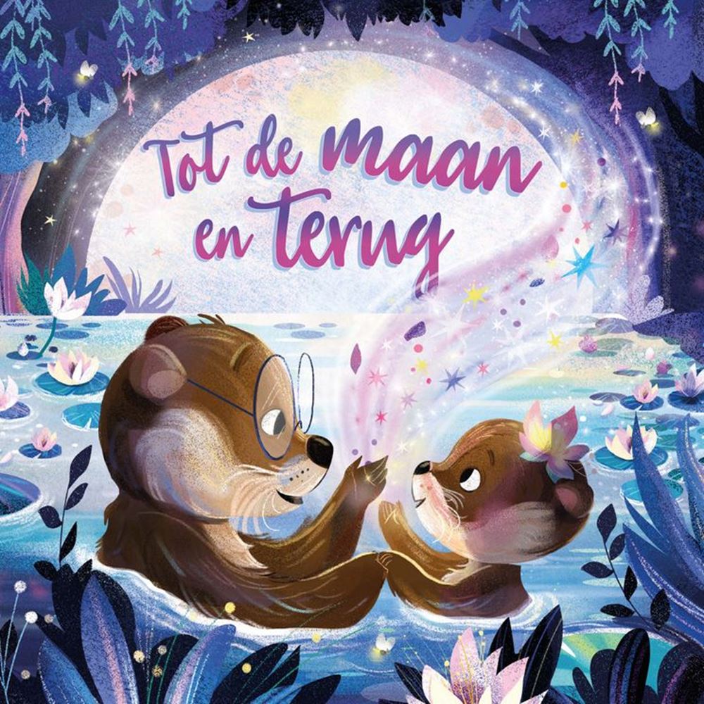 Zum Mond und zurück. Brettbuch. 2+