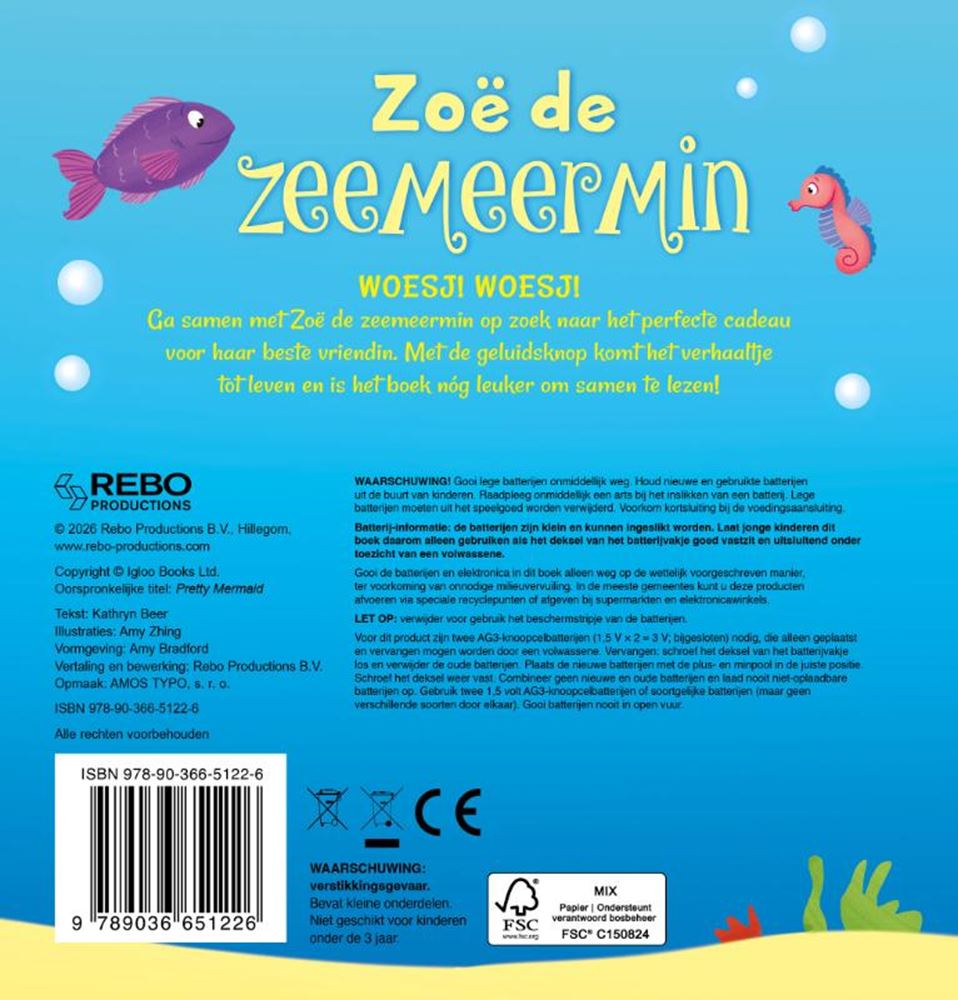 Klangbuch: Zoe, die Meerjungfrau. 1+
