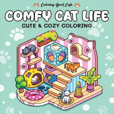 Rebo Publishers Comfy Cat Life – süßes, gemütliches Malbuch