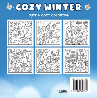 Rebo-Verleger „Cosy Winter“ – süßes, gemütliches Malbuch
