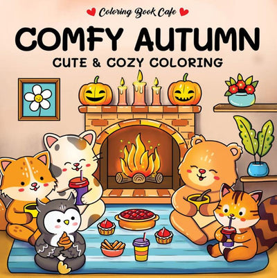 Rebo-Verleger „Comfortable Autumn“ – süßes, gemütliches Malbuch
