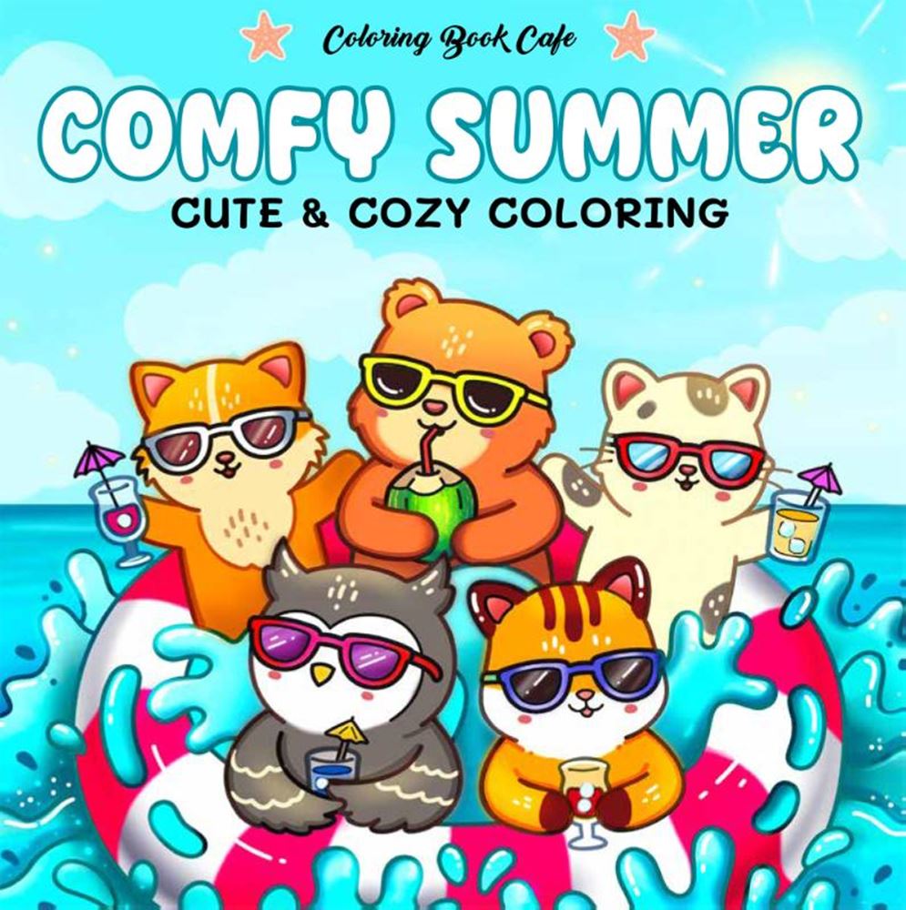 Rebo-Verleger „Comfort Summer“ – süßes, gemütliches Malbuch