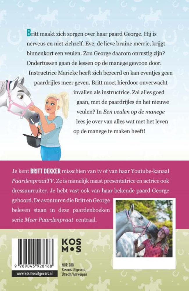 Britt Dekker: ein Fohlen in der Reitschule 7+