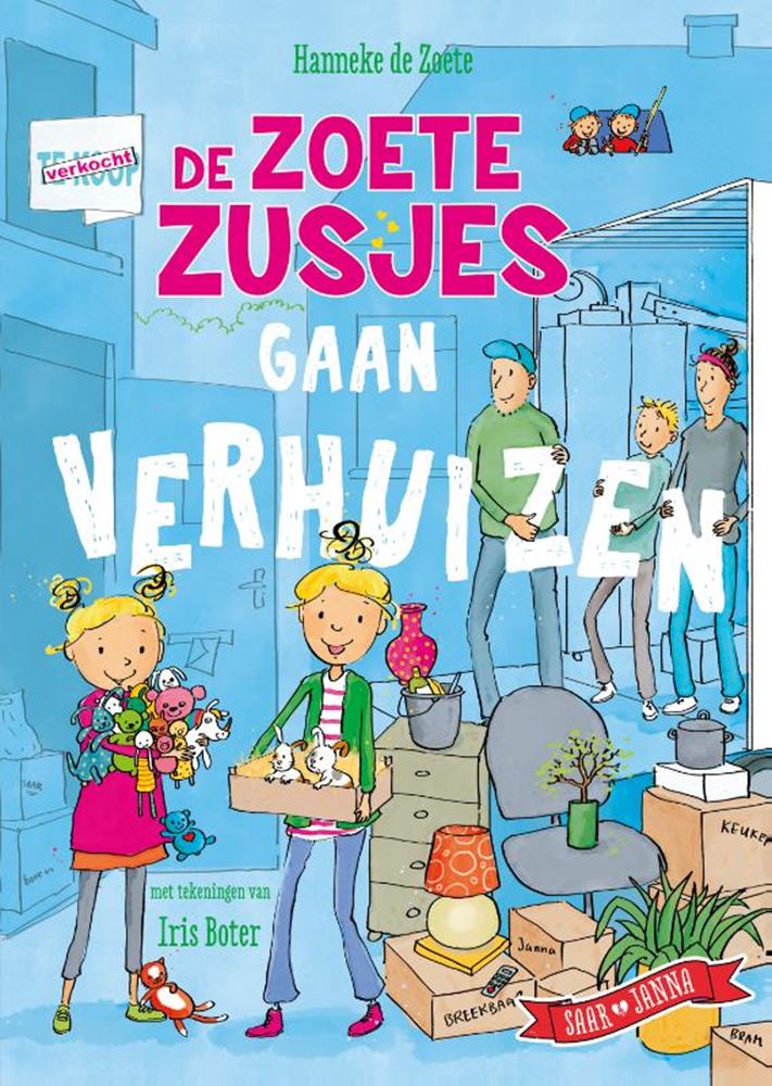 Buch süße Schwestern bewegen sich