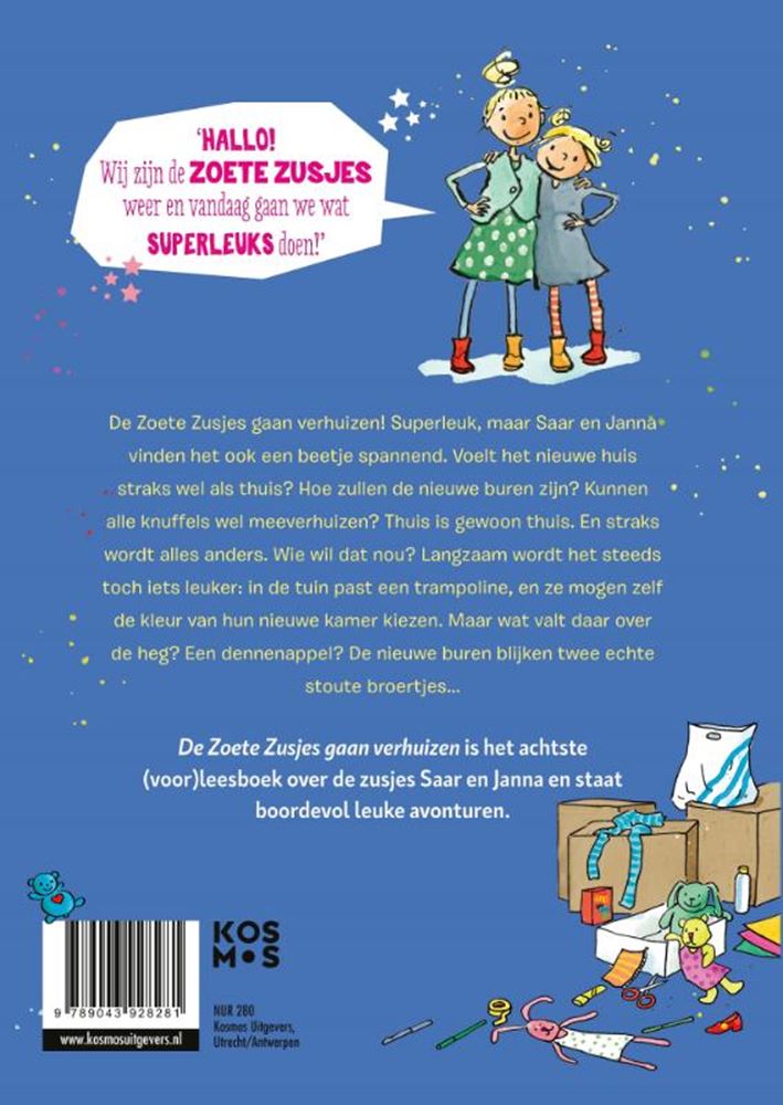 Buch süße Schwestern bewegen sich