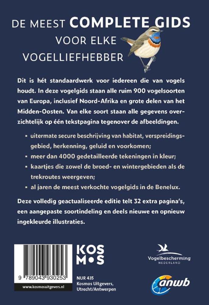 ANWB-Vogelführer für Europa für Erwachsene