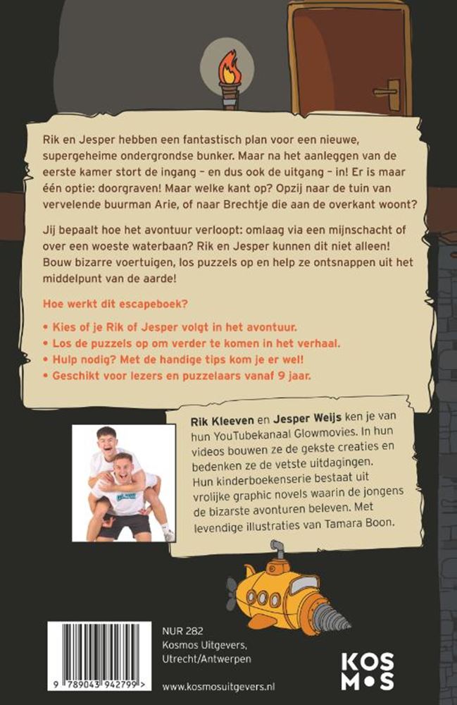 Rik und Jesper Fluchtbuch. 7+