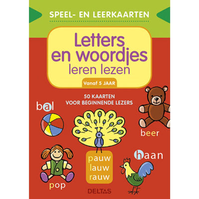 Deltas Speelen Lernkarten Buchstaben und Wörter lernen zu lesen (5+)