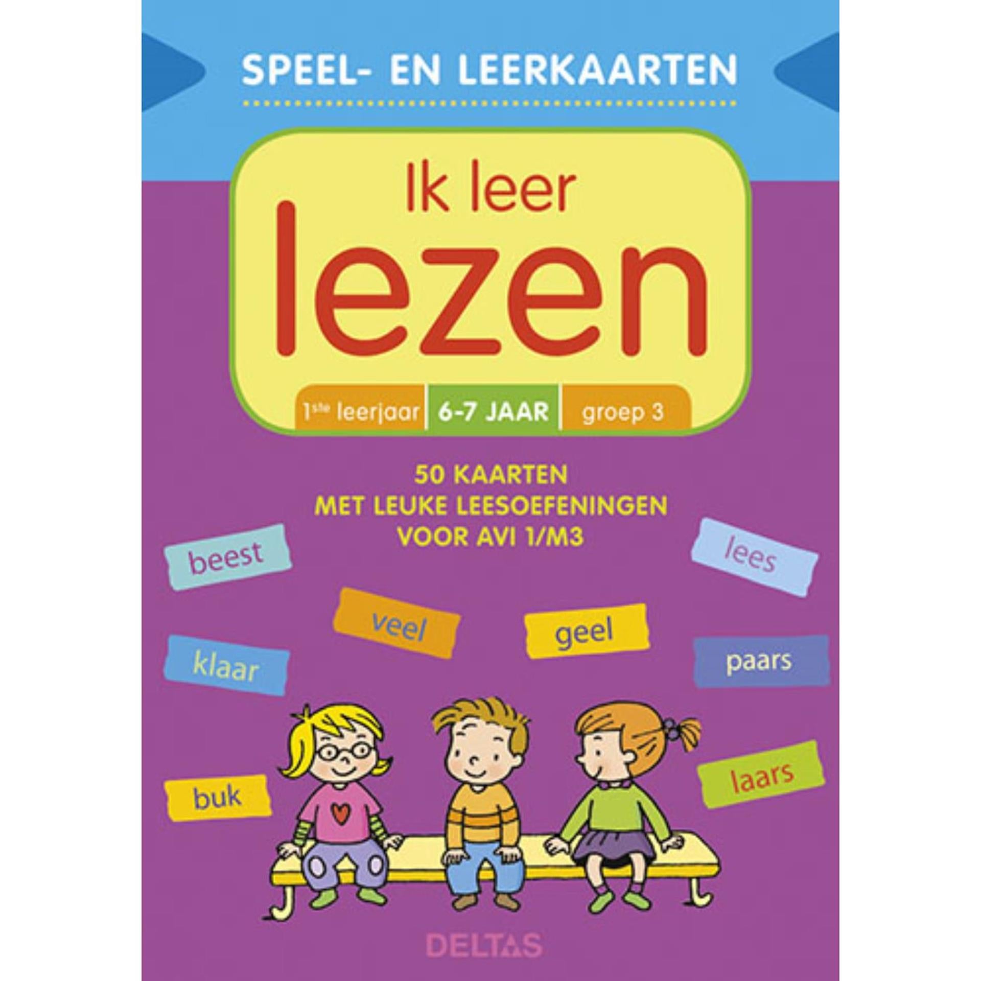 Deltas Speelen Lernkarten, die ich lesen lerne, Gruppe 3