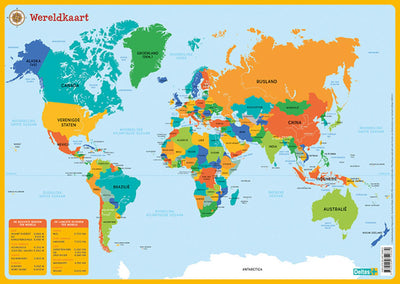 Deltas Educational Failor World Map