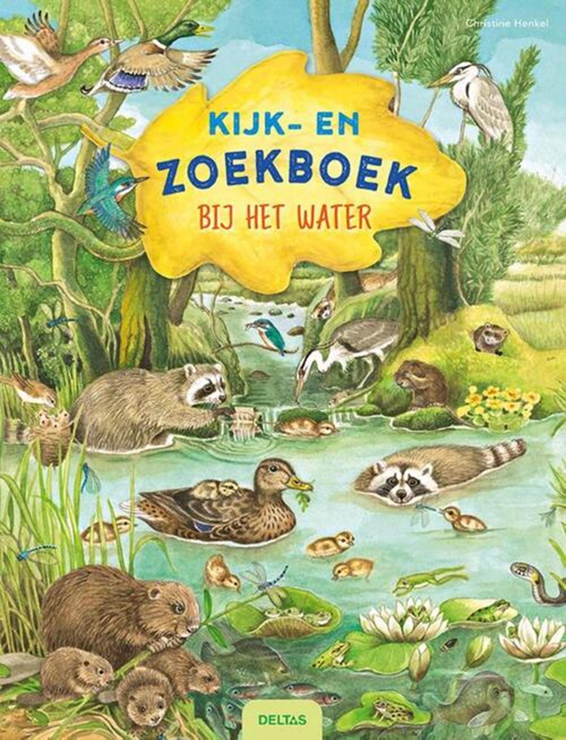 Deltas schauen Sie sich das Suchbuch am Wasser an