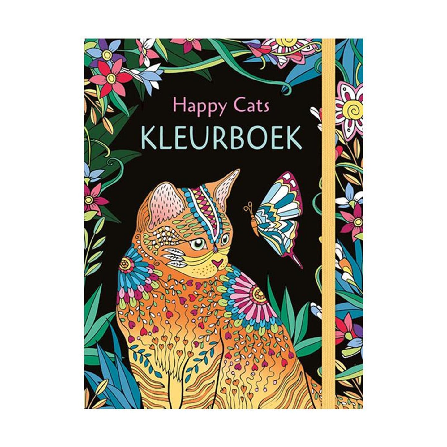 Deltas glückliches Katzen-Malbuch für Erwachsene